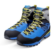 Mammut Wanderschuhe Kento Pro High GTX (Bergstiefel mit Steigeisenaufnahme, wasserdicht) blau/titaniumgrau Herren